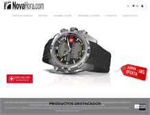 Tablet Screenshot of novahora.com